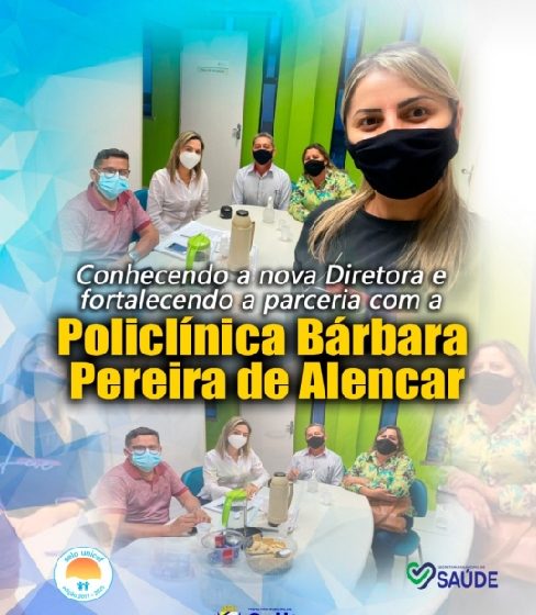  PREFEITO de Salitre, Dodó de Neoclides, faz visita a Policlínica Regional Bárbara Pereira de Alencar de Campos Sales