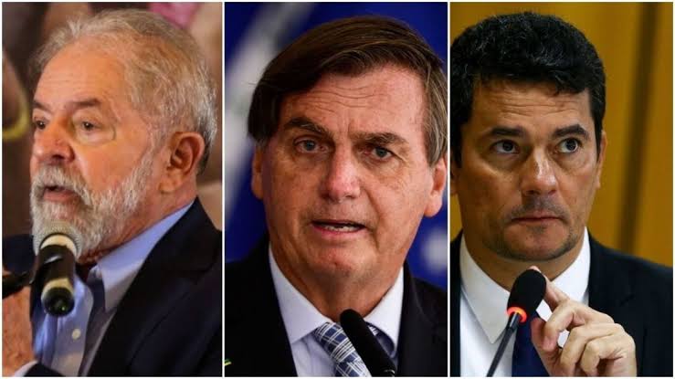  PESQUISA Ipespe: Lula tem 44%, Jair Bolsonaro, 24% e Sergio Moro, 9%