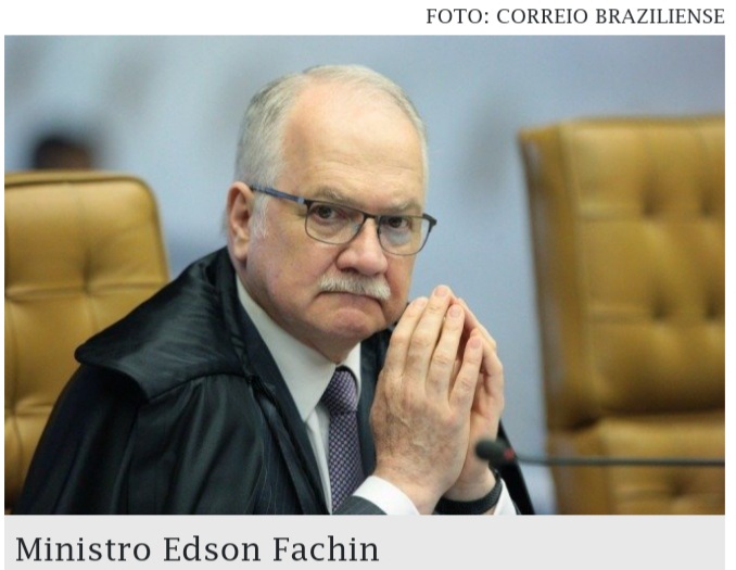 FACHIN manda recado para Bolsonaro e diz que eleição é assunto de ‘forças desarmadas’