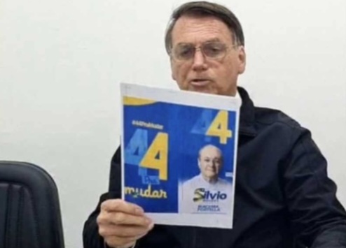  Eleições 2022: vídeo mostra Jair Bolsonaro fazendo propaganda para Silvio Mendes